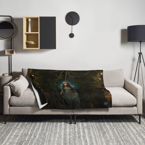 About my Brain Institute Blankets 50″×60″ Mama Quilla Goddess Throw Blanket