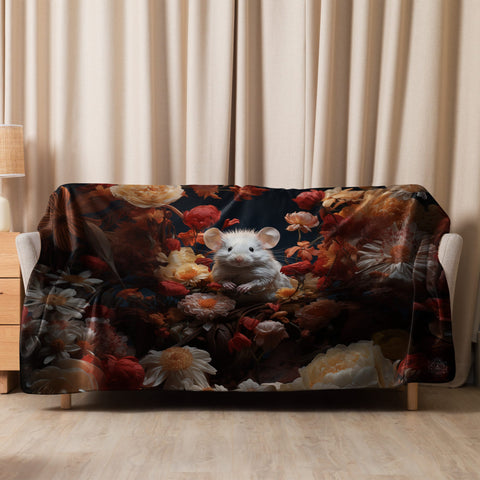 About my Brain Institute Blankets 60″×80″ Mouse Spirit Animal Sherpa Blanket