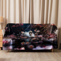 About my Brain Institute Blankets 60″×80″ Swan Spirit Animal Sherpa Blanket