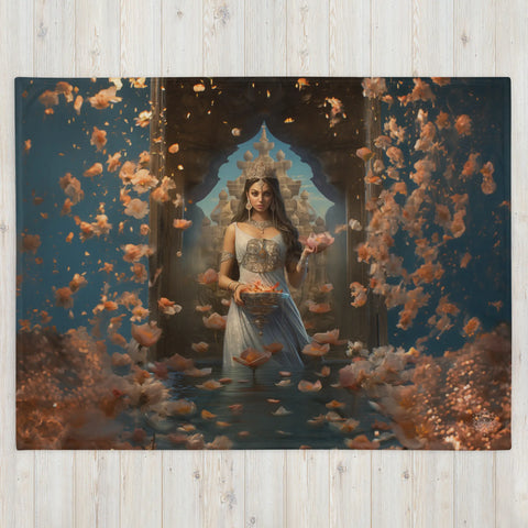 About my Brain Institute Blankets Anahita Goddess Throw Blanket
