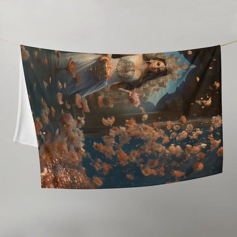 About my Brain Institute Blankets Anahita Goddess Throw Blanket