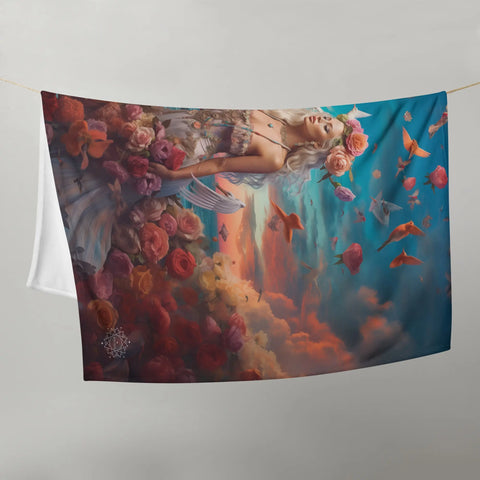 About my Brain Institute Blankets Aphrodite Goddess Throw Blanket