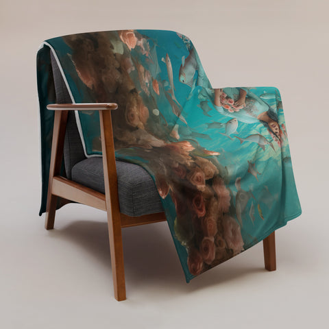 About my Brain Institute Blankets Atargatis Goddess Throw Blanket