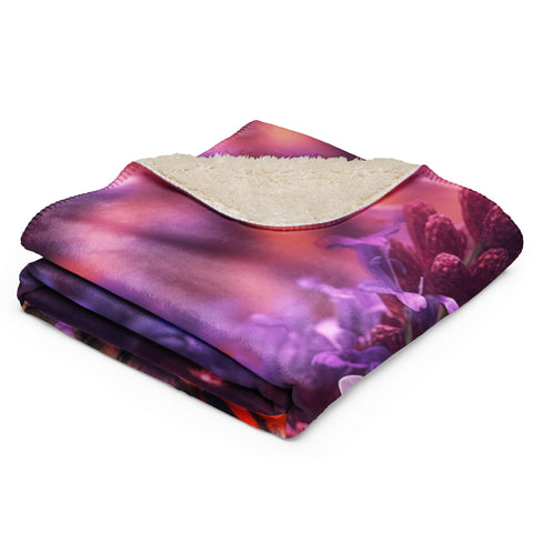 About my Brain Institute Blankets Bee Spirit Animal Sherpa Blanket