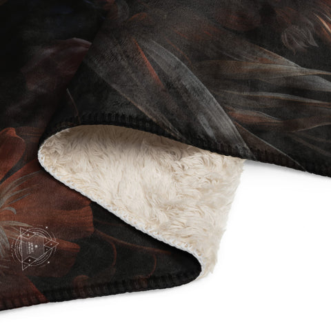 About my Brain Institute Blankets Cat Spirit Animal Sherpa Blanket