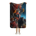 About my Brain Institute Blankets Crab Spirit Animal Sherpa Blanket