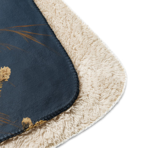 About my Brain Institute Blankets Dog Spirit Animal Sherpa Blanket