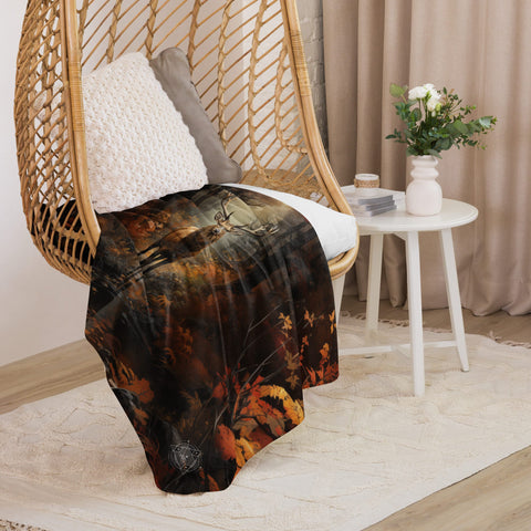 About my Brain Institute Blankets Elk Spirit Animal Sherpa Blanket