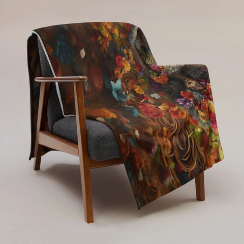 About my Brain Institute Blankets Ezili Goddess Throw Blanket