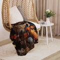 About my Brain Institute Blankets Goose Spirit Animal Sherpa Blanket