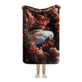 About my Brain Institute Blankets Hawk Spirit Animal Sherpa Blanket
