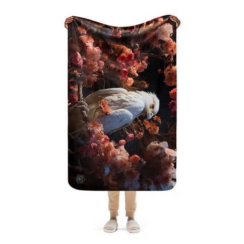 About my Brain Institute Blankets Hawk Spirit Animal Sherpa Blanket