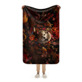 About my Brain Institute Blankets Hedgehog Spirit Animal Sherpa Blanket