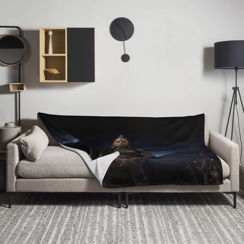 About my Brain Institute Blankets Hine-Nui-Te-Pō Goddess Throw Blanket