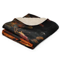 About my Brain Institute Blankets Hippopotamus Spirit Animal Sherpa Blanket