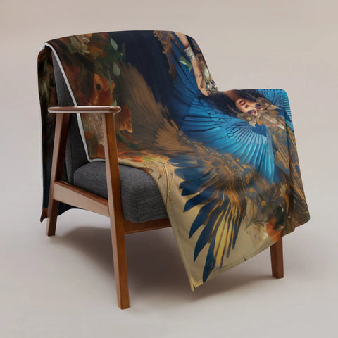 About my Brain Institute Blankets Isis Goddess Throw Blanket