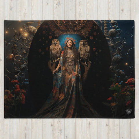 About my Brain Institute Blankets Jaci Goddess Throw Blanket