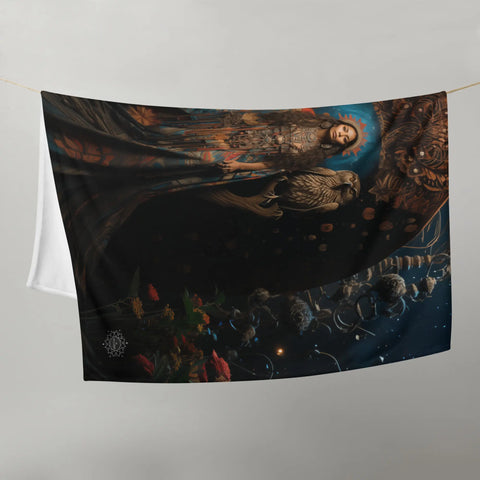 About my Brain Institute Blankets Jaci Goddess Throw Blanket