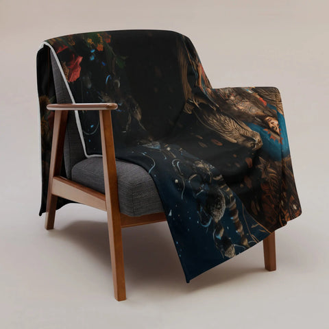 About my Brain Institute Blankets Jaci Goddess Throw Blanket