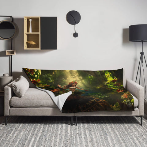 About my Brain Institute Blankets Laka Goddess Throw Blanket