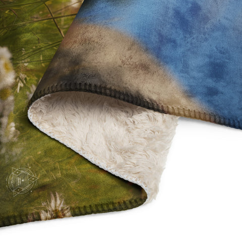 About my Brain Institute Blankets Lamb Spirit Animal Sherpa Blanket