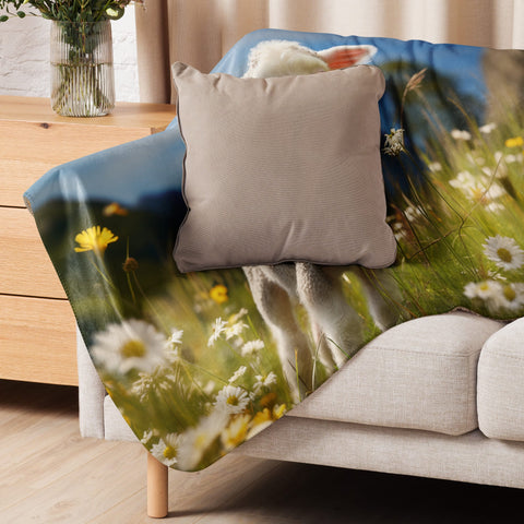 About my Brain Institute Blankets Lamb Spirit Animal Sherpa Blanket