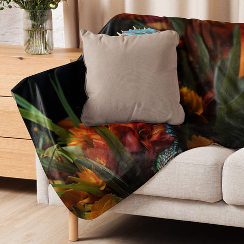 About my Brain Institute Blankets Lizard Spirit Animal Sherpa Blanket