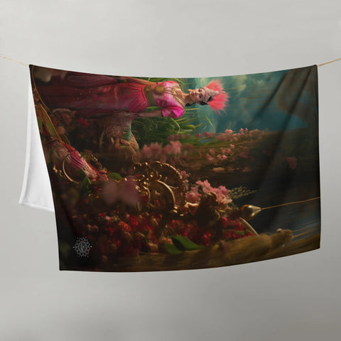 About my Brain Institute Blankets Mae Phosop Goddess Throw Blanket