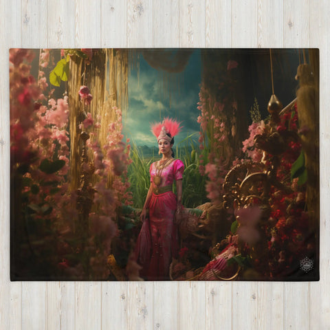 About my Brain Institute Blankets Mae Phosop Goddess Throw Blanket