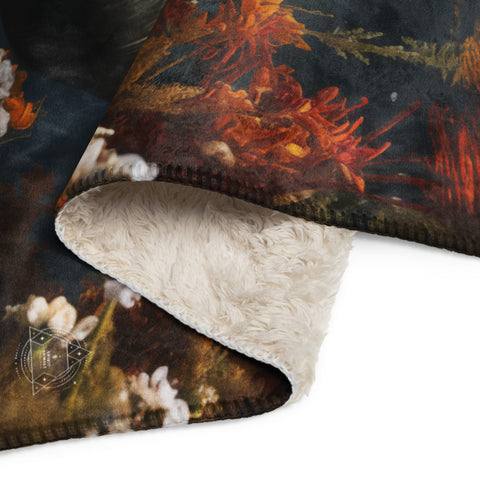 About my Brain Institute Blankets Manatee Spirit Animal Sherpa Blanket