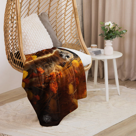 About my Brain Institute Blankets Meerkat Spirit Animal Sherpa Blanket