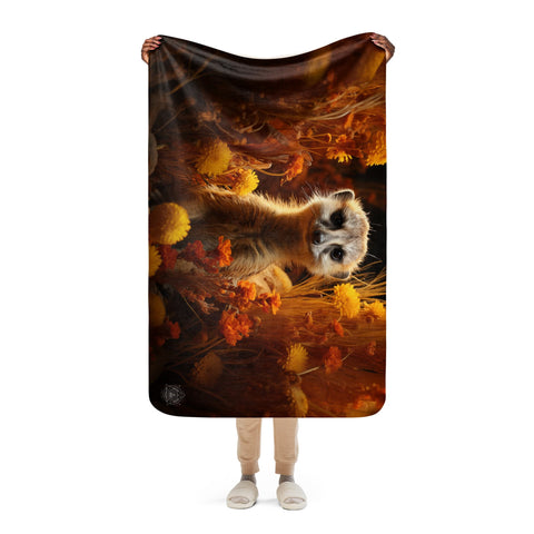 About my Brain Institute Blankets Meerkat Spirit Animal Sherpa Blanket