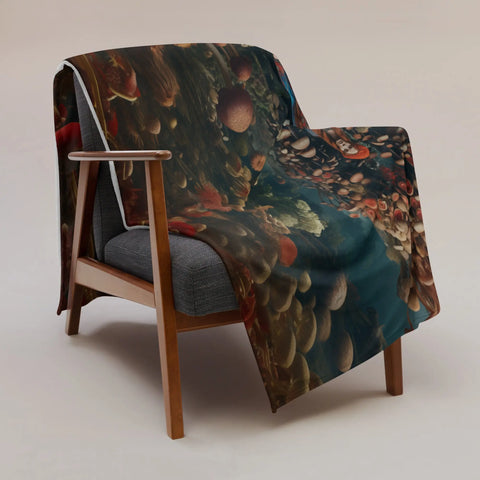 About my Brain Institute Blankets Mielikki Goddess Throw Blanket