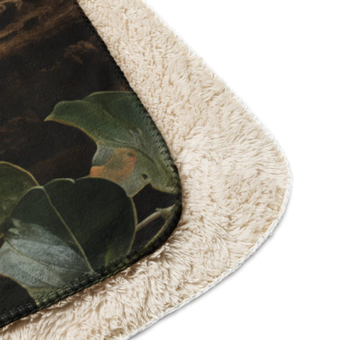 About my Brain Institute Blankets Monkey Spirit Animal Sherpa Blanket