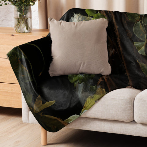 About my Brain Institute Blankets Monkey Spirit Animal Sherpa Blanket