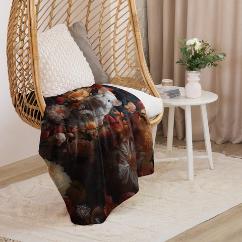 About my Brain Institute Blankets Mouse Spirit Animal Sherpa Blanket