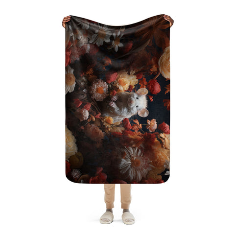 About my Brain Institute Blankets Mouse Spirit Animal Sherpa Blanket