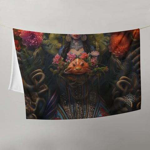 About my Brain Institute Blankets Neang Neak Goddess Throw Blanket