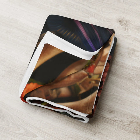 About my Brain Institute Blankets Neang Neak Goddess Throw Blanket