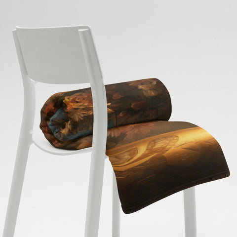 About my Brain Institute Blankets Nisaba Goddess Throw Blanket