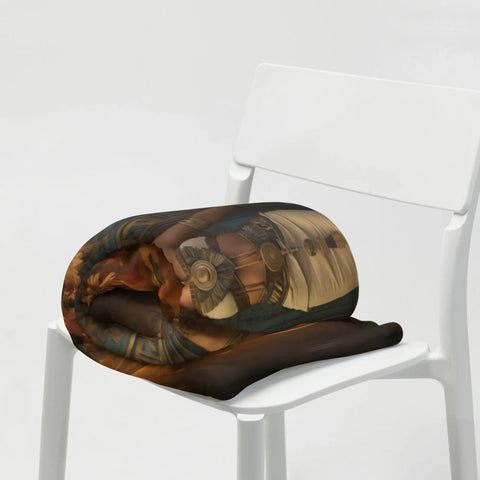 About my Brain Institute Blankets Nisaba Goddess Throw Blanket