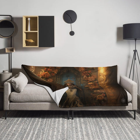 About my Brain Institute Blankets Nisaba Goddess Throw Blanket