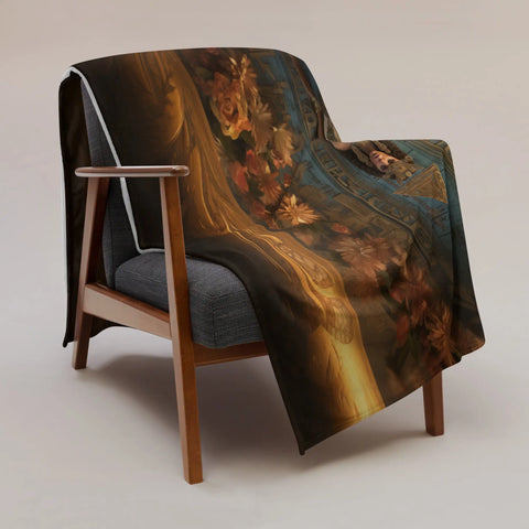 About my Brain Institute Blankets Nisaba Goddess Throw Blanket