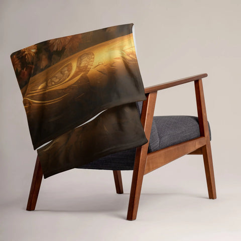 About my Brain Institute Blankets Nisaba Goddess Throw Blanket