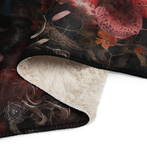 About my Brain Institute Blankets Octopus Spirit Animal Sherpa Blanket