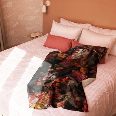 About my Brain Institute Blankets Otter Spirit Animal Sherpa Blanket