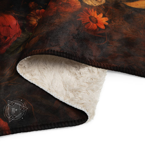 About my Brain Institute Blankets Ox Spirit Animal Sherpa Blanket