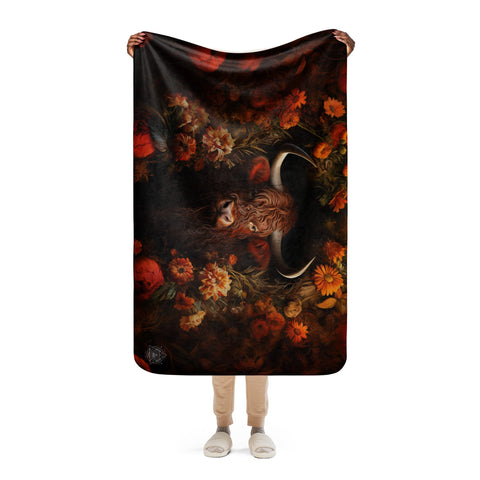 About my Brain Institute Blankets Ox Spirit Animal Sherpa Blanket