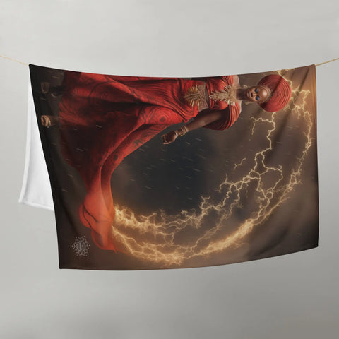 About my Brain Institute Blankets Oya Goddess Throw Blanket
