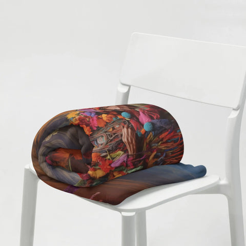 About my Brain Institute Blankets Pachamama Goddess Throw Blanket